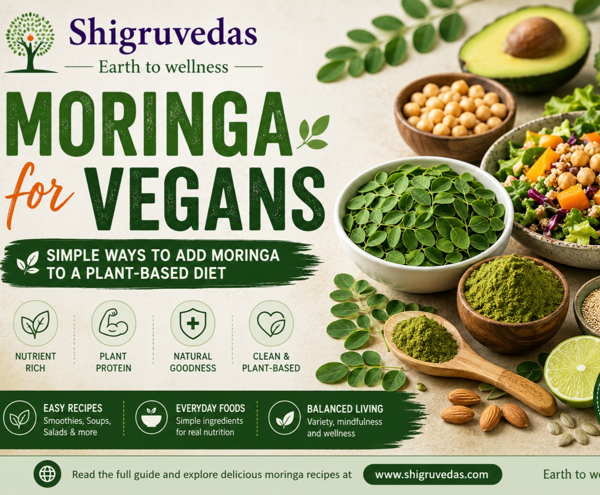 Moringa for Vegans: How to Add This Green Superfood to a Plant-Based Diet